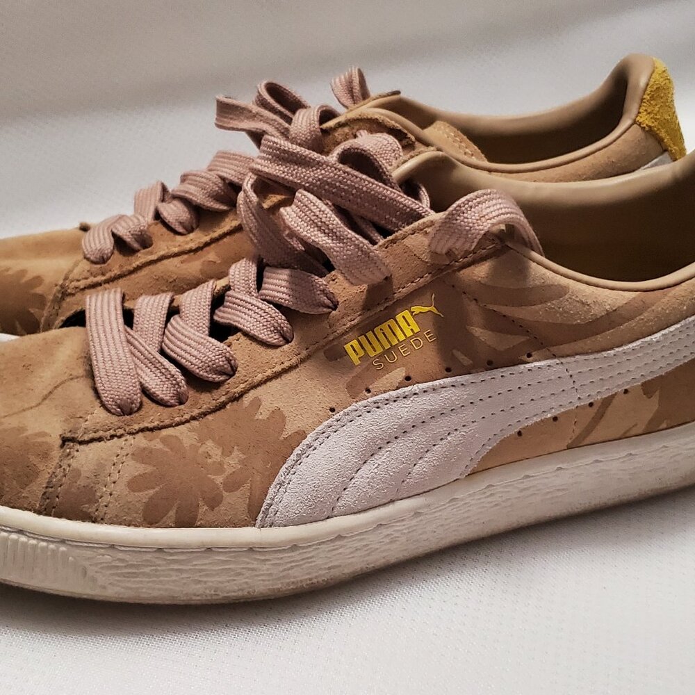 Barely Used Puma Suede shoes skateboarding Vans styling street casual Sz 8.5